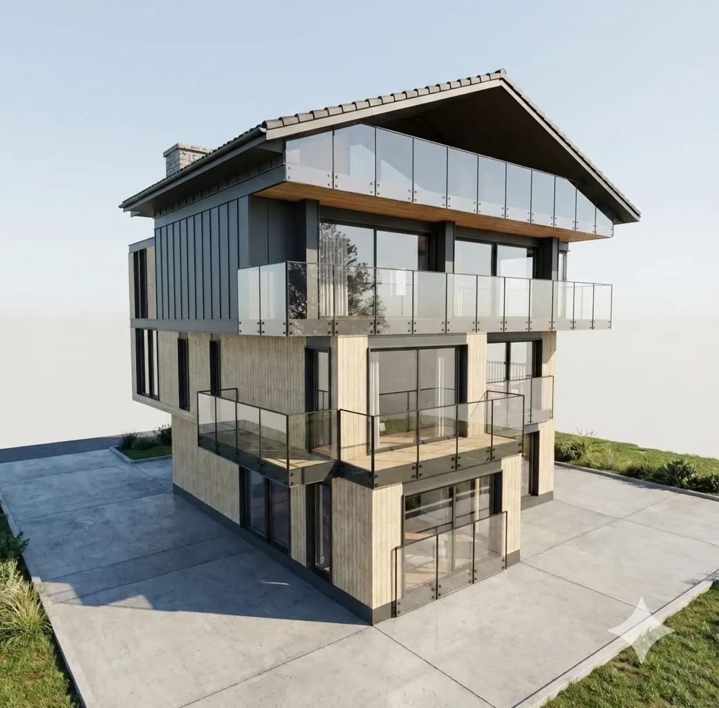 Villa kütle görünümü